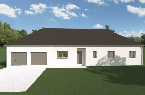 Photo maison 118&nbsp;m²<br>sur terrain 1534&nbsp;m²