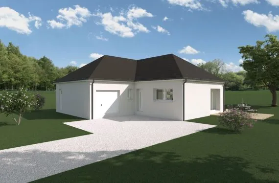 Photo maison 115&nbsp;m²<br>sur terrain 2340&nbsp;m²