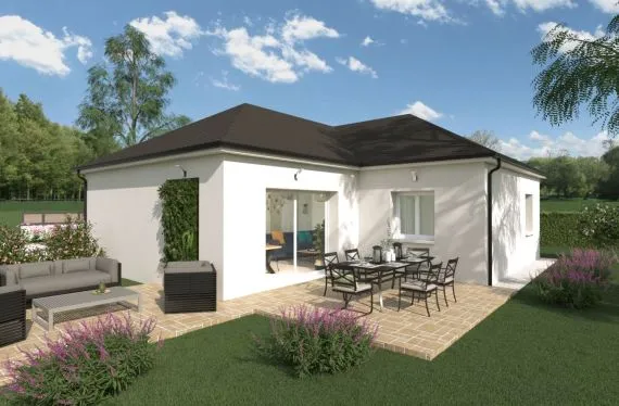 Photo maison 82&nbsp;m²<br>sur terrain 2192&nbsp;m²