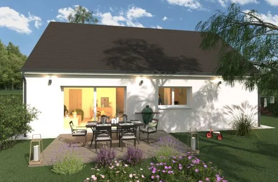 Photo maison 94&nbsp;m²<br>sur terrain 1173&nbsp;m²